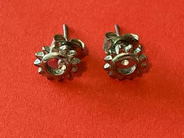 Coole Edelstahl Ohrstecker, Zahnrad Design