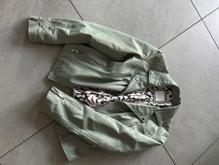 Paul Kehl Lederjacke Gr. S (lindengrün)