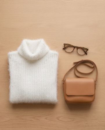 Pull col roulé blanc - très bon état - taille M