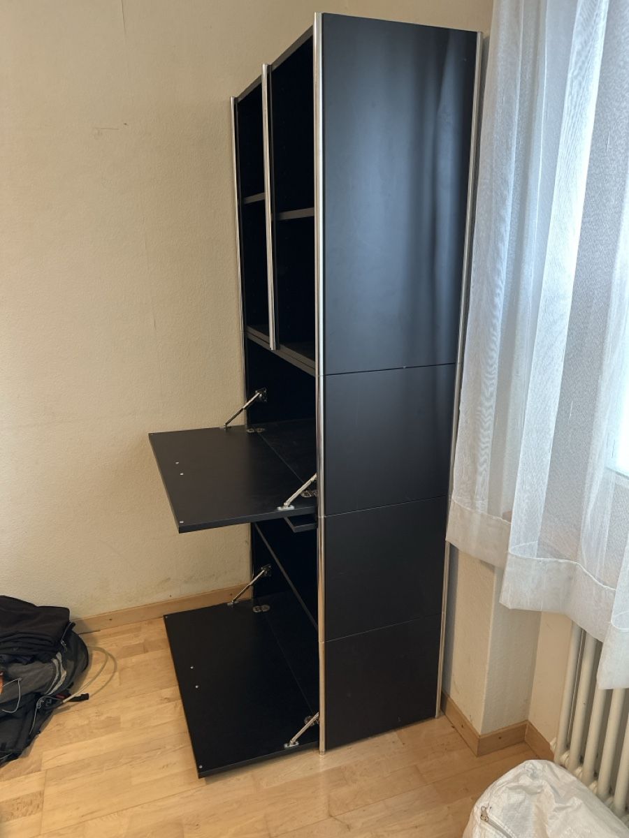 Scaffali: Schwarzes Büromöbel / Büro- Möbel- Module – Usato da Pfäffikon ZH venduto da dog83 6