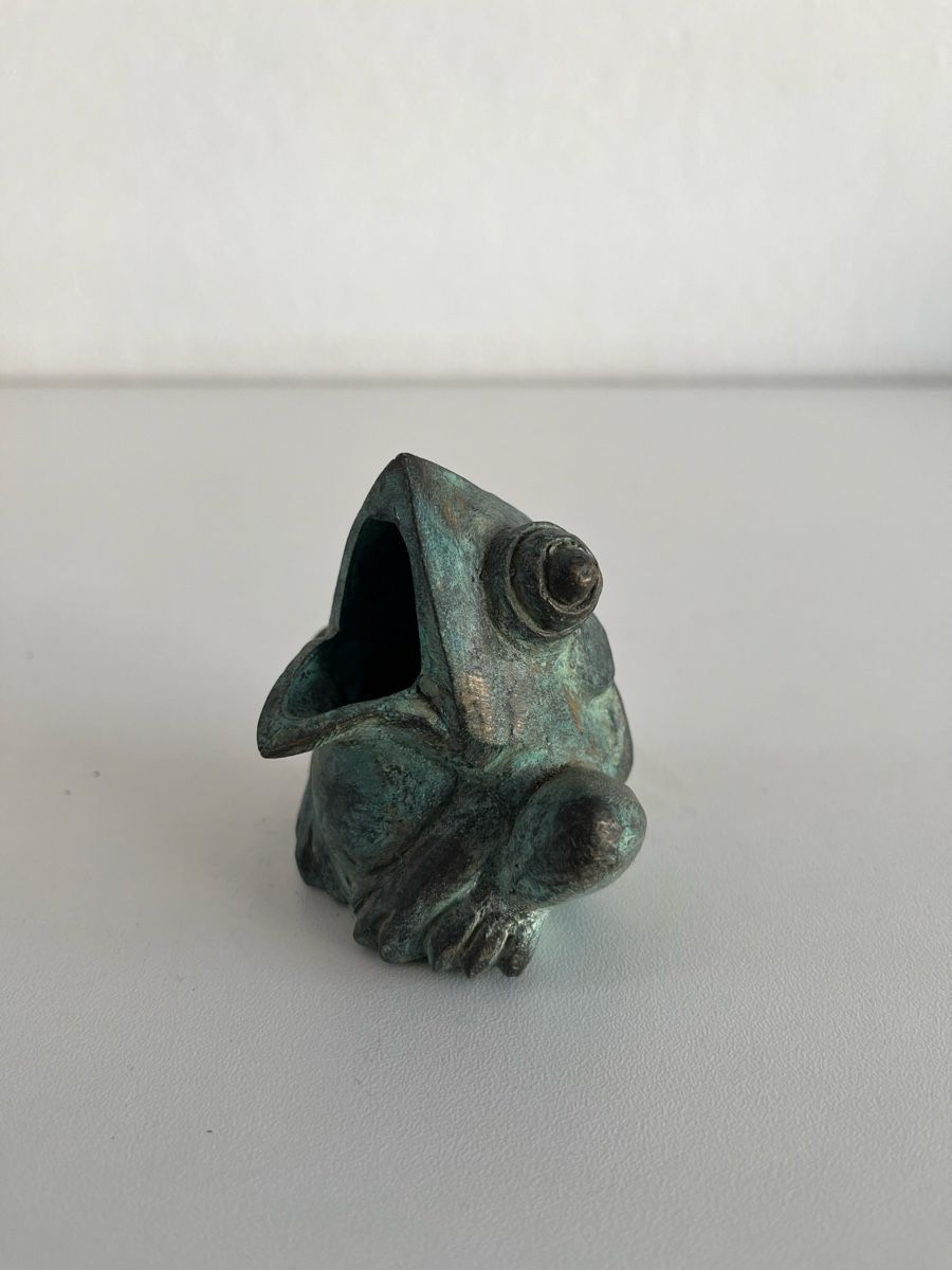Skulpturen & Statuen: Frosch aus Bronze – Gebraucht aus Wetzikon ZH von seli03