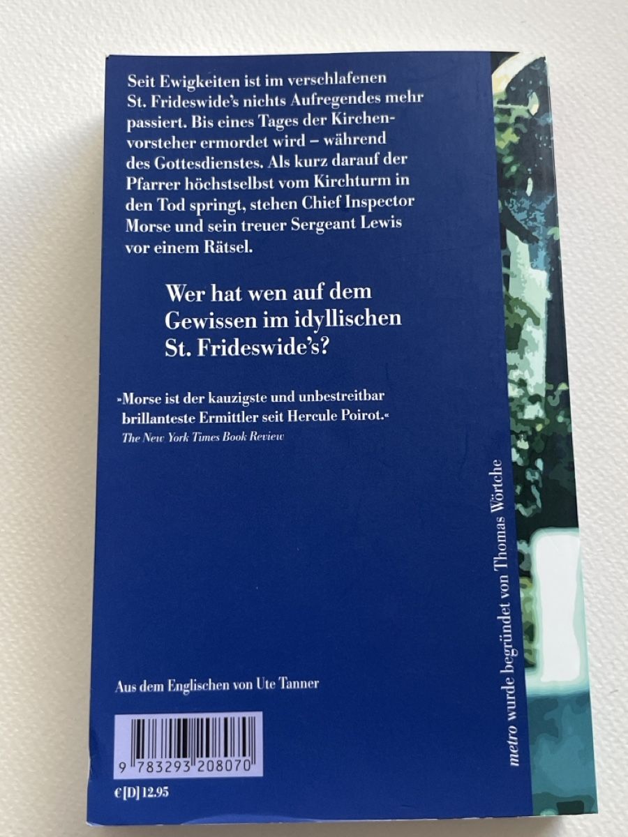 Bücher: Colin Dexter: Eine Messe für all die Toten, Krimi top! – Gebraucht aus Forch von tieckr 1