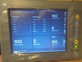 6.5" LCD mit VGA und Touch Für Rack PC Einbau retro pc