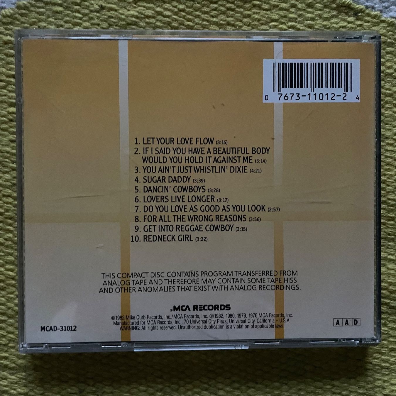 CDs: BELLAMY BROTHERS-GREATEST HITS – Gebraucht aus Rorschacherberg von CD-Roli 1