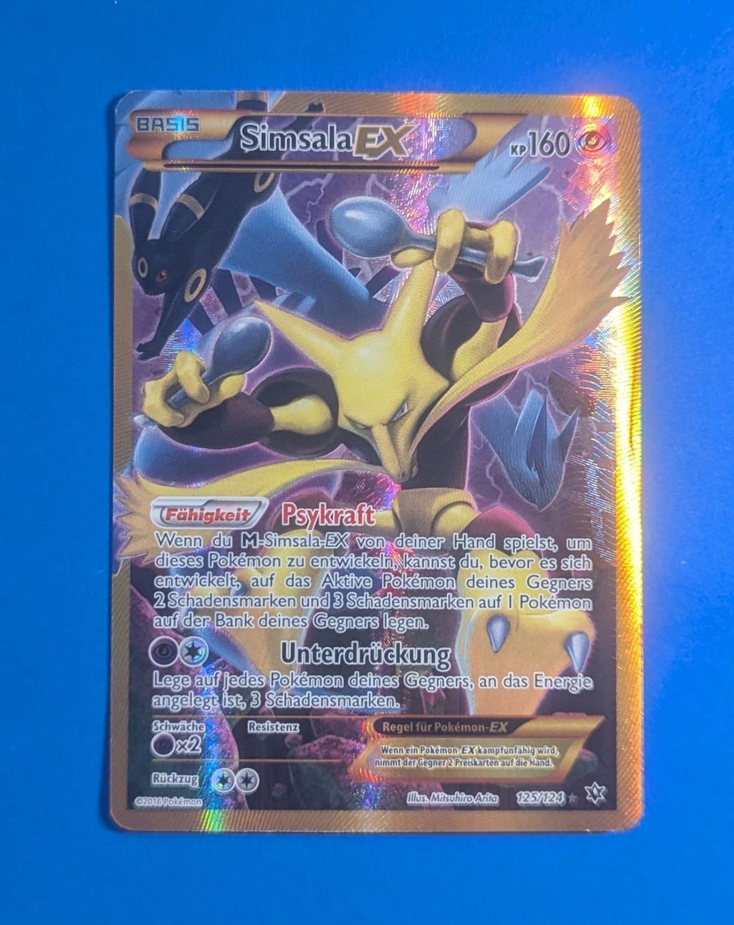 Pokémon Carte collezionabili: Alakazam EX 125/124 DE – Usato da Zürich venduto da printz7