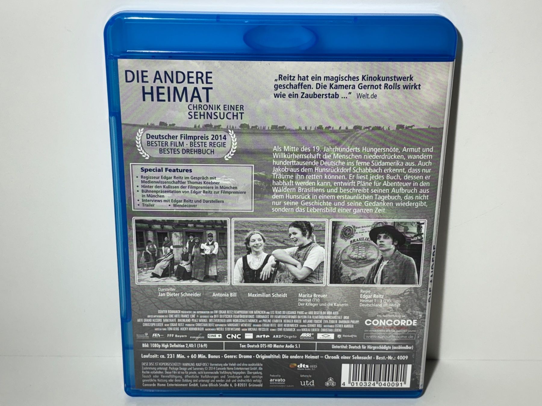 Tutti i DVDs: Die andere Heimat - Chronik einer Sehnsucht Blu Ray – Usato da Wilderswil venduto da Sstriker 1
