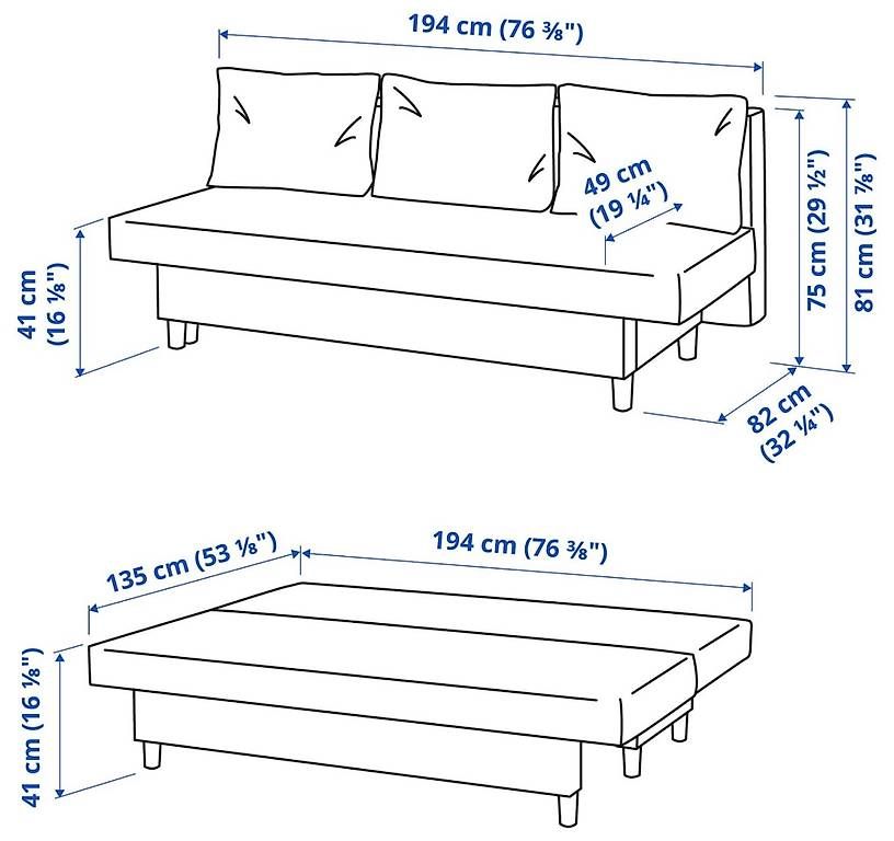 Ikea Divani: Schlafcouch – Usato da Horgen venduto da mar_zcz6 2