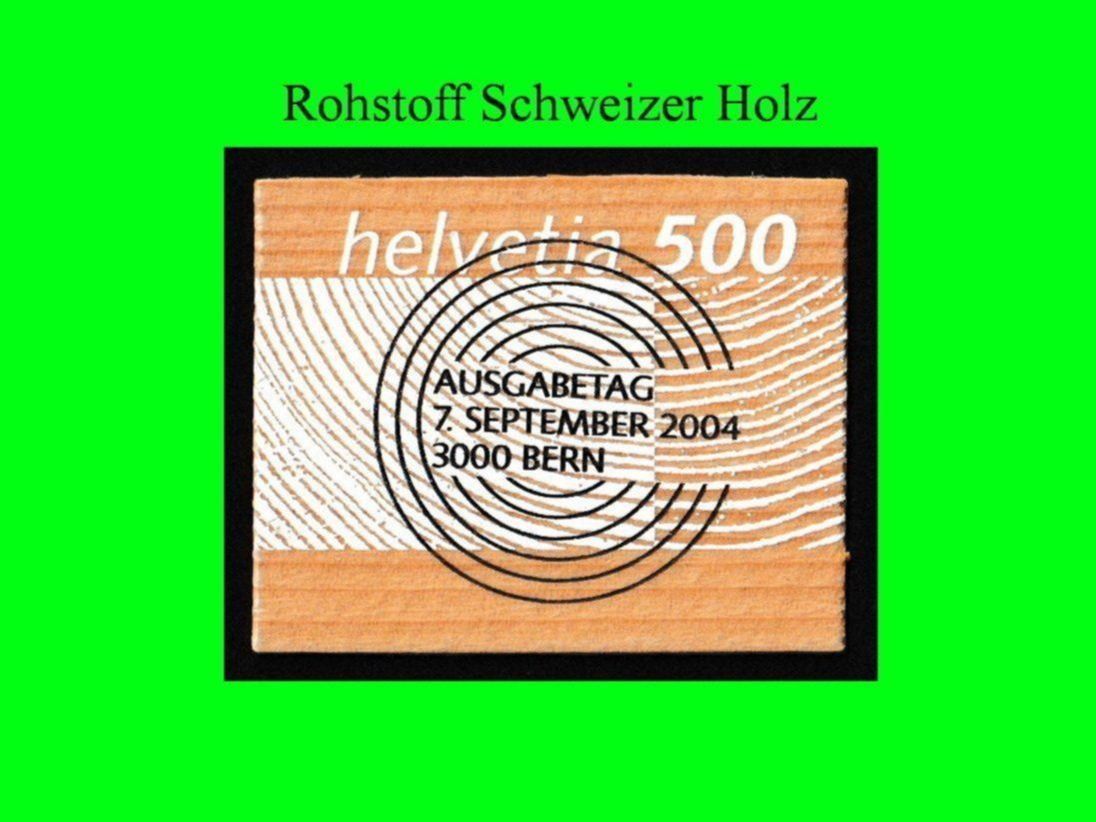 Tutti i francobolli: Vollstempel "Rohstoff Schweizer Holz" (2004) – Nuovo (secondo la descrizione) da Dübendorf venduto da chiara48
