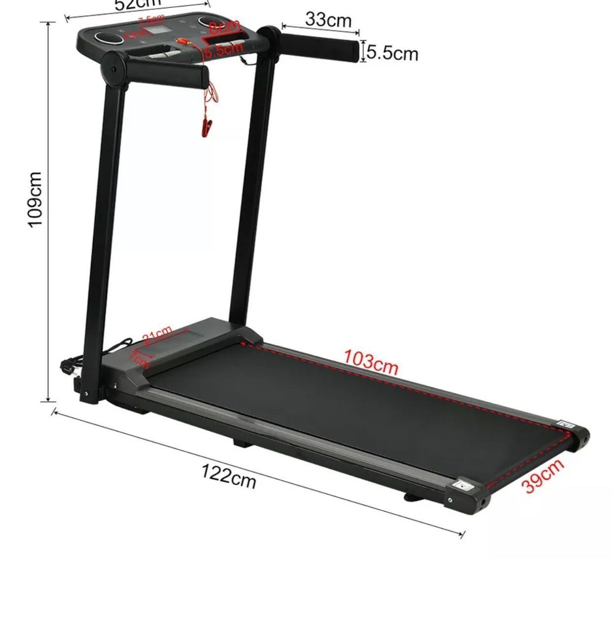 Hometrainer: Elektrisch Laufband LCD Display Heimtrai – Nuovo e nell'imballaggio originale da Amriswil venduto da JaJa-Express 3