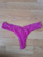 String Tanga Spitze pink Grösse S/M