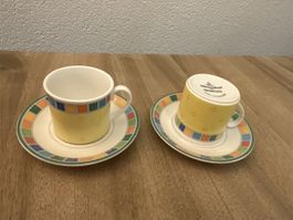 Villeroy &Boch Espressotassen 2 Stück Twist Alea Limone