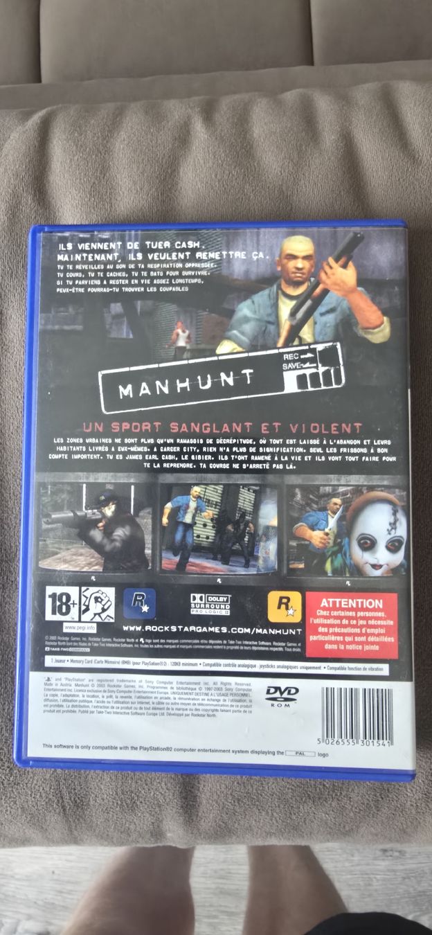Sony Spiele: Manhunt PS2 – Neu (gemäss Beschreibung) aus Le Noirmont von desoto55 1