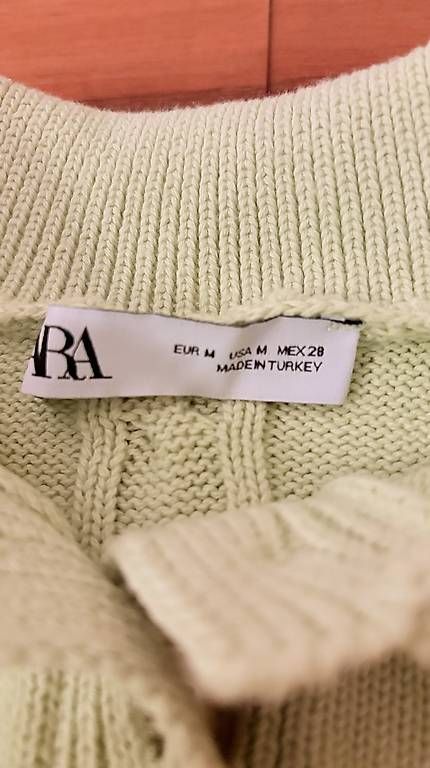 Maglioni & Felpe: Zara Strickpullover Polo Zopfmuster 100% Baumwolle M – Usato da St. Gallen venduto da Dvina 2