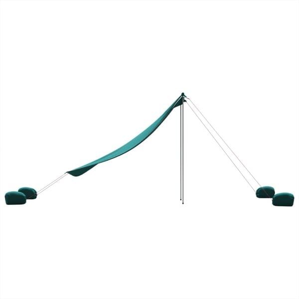 Ombrelloni: Auvent de plage avec ancres de sable vert 214x236 cm  – Nuovo e nell'imballaggio originale da Palézieux venduto da bantouklan1 4