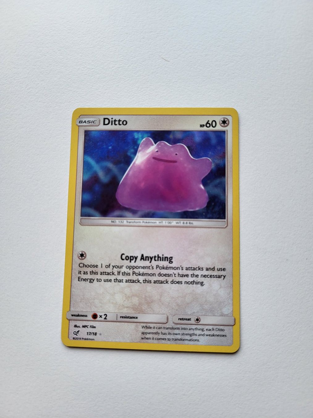 Pokémon Cartes à collectionner: Ditto (Detective Pikachu 17/18) – D'occasion à Erlenbach ZH par ram_mjn5