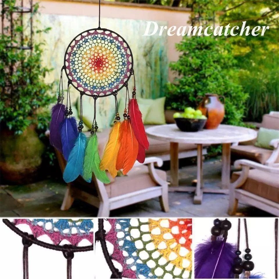 Tutte le decorazioni: Traumfänger Träum Catcher Regenbogen – Nuovo e nell'imballaggio originale da Nürensdorf venduto da Ez-Shop 4