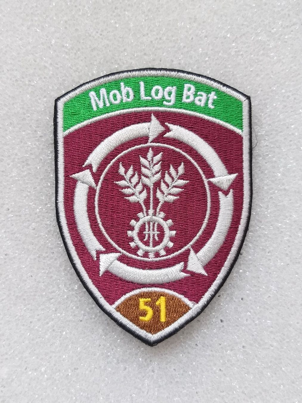 Placchette & Badge: Verbandsabzeichen Mob Log Bat 51 Kp 2 – Usato da Bauma venduto da SwissMilitaria