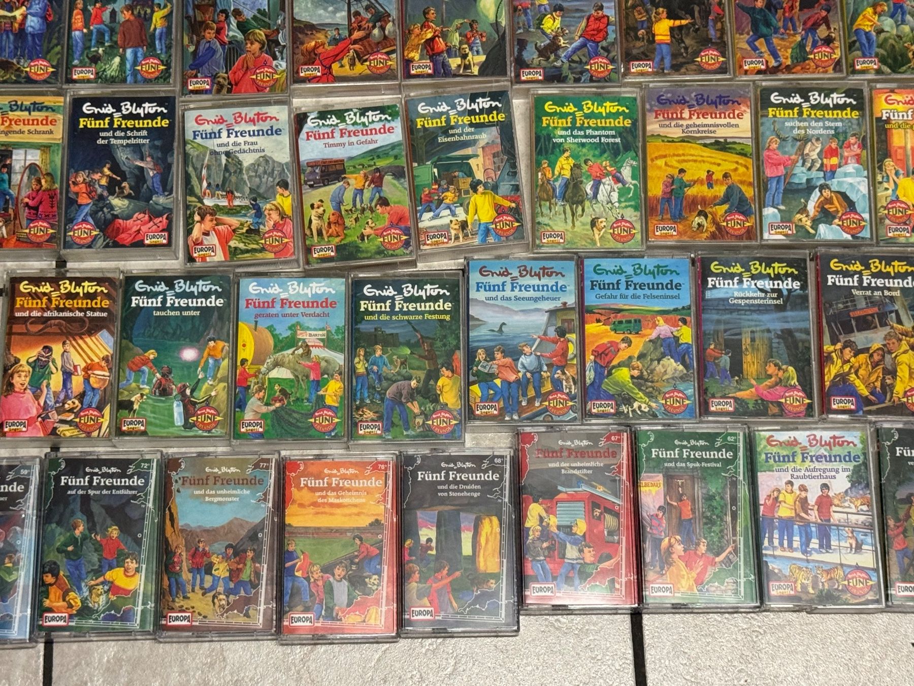 Musicassette: 59 Kassetten Fünf Freunde – Usato da Kaiseraugst venduto da Drasa 9