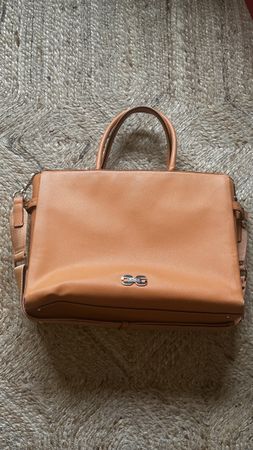 Spacious Leather Bag - Samsonite (orange)