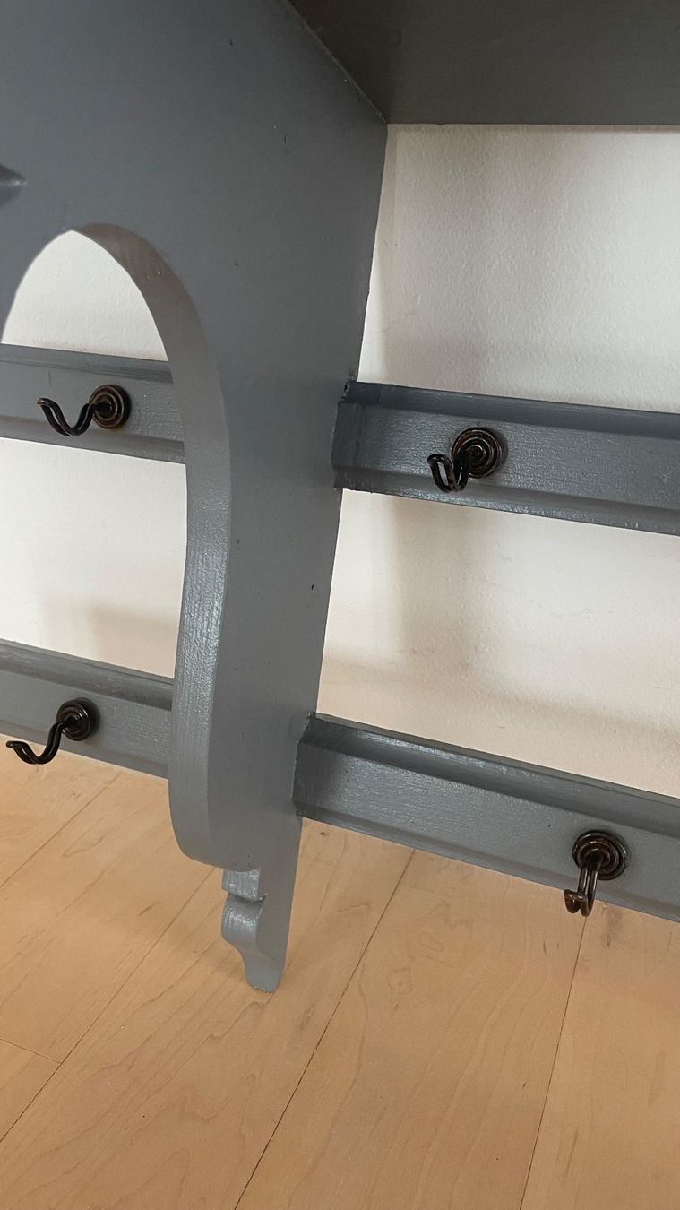Scaffali: Vintage Tellerboard grau! 19 Haken – Usato da Uitikon Waldegg venduto da gotohellix 1