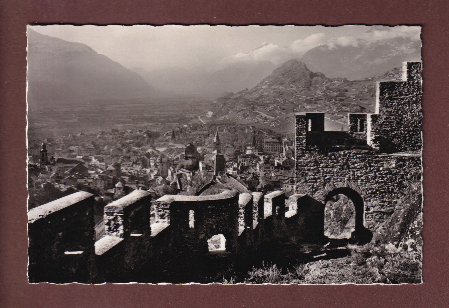 Cartoline postali: SION depuis Tourbillon – Usato da Pully venduto da nicecards