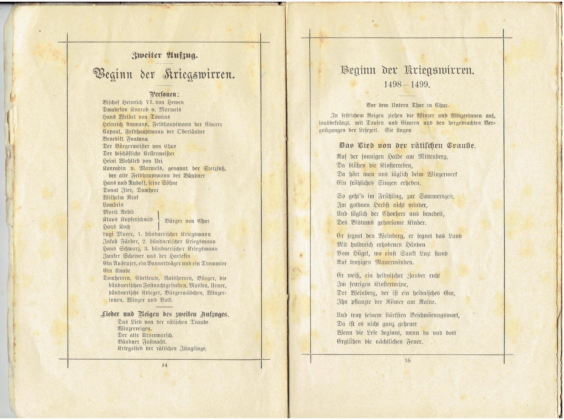 Libri: Calvenfeier 1899 – Usato da Flims - Dorf venduto da Stagediver 3