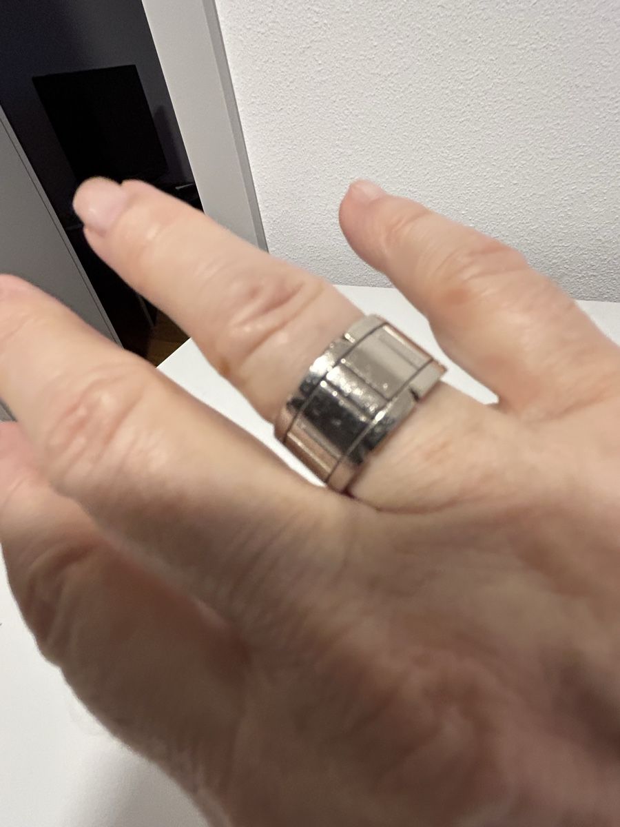 Cartier Anelli: Cartier bague Tank or blanc – Usato da Burgdorf venduto da nat_kfq5 3