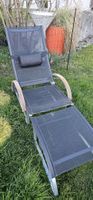 Royal Botania Gartenliege mit Hocker  Liegestuhl Sommer