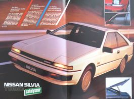 Prospekt Nissan Silvia Turbo von 1985