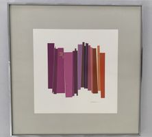 Vintage-Aluminiumrahmen / Schweizer Kunst - (J/T?) Wagner