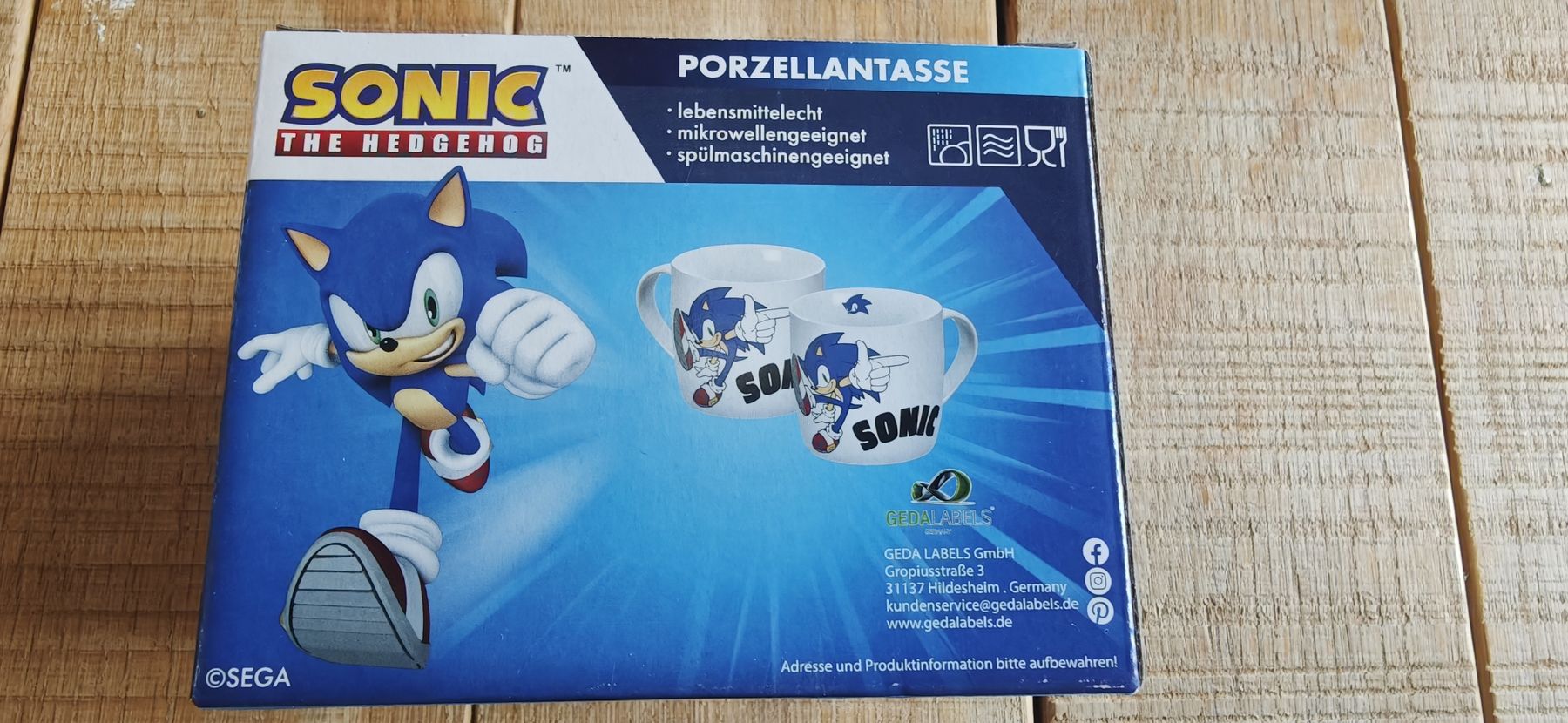 Tazze: Sonic The Hedgehog - Porzellantasse – Nuovo e nell'imballaggio originale da Romanshorn venduto da Gaming-Anime_StoreCH 1