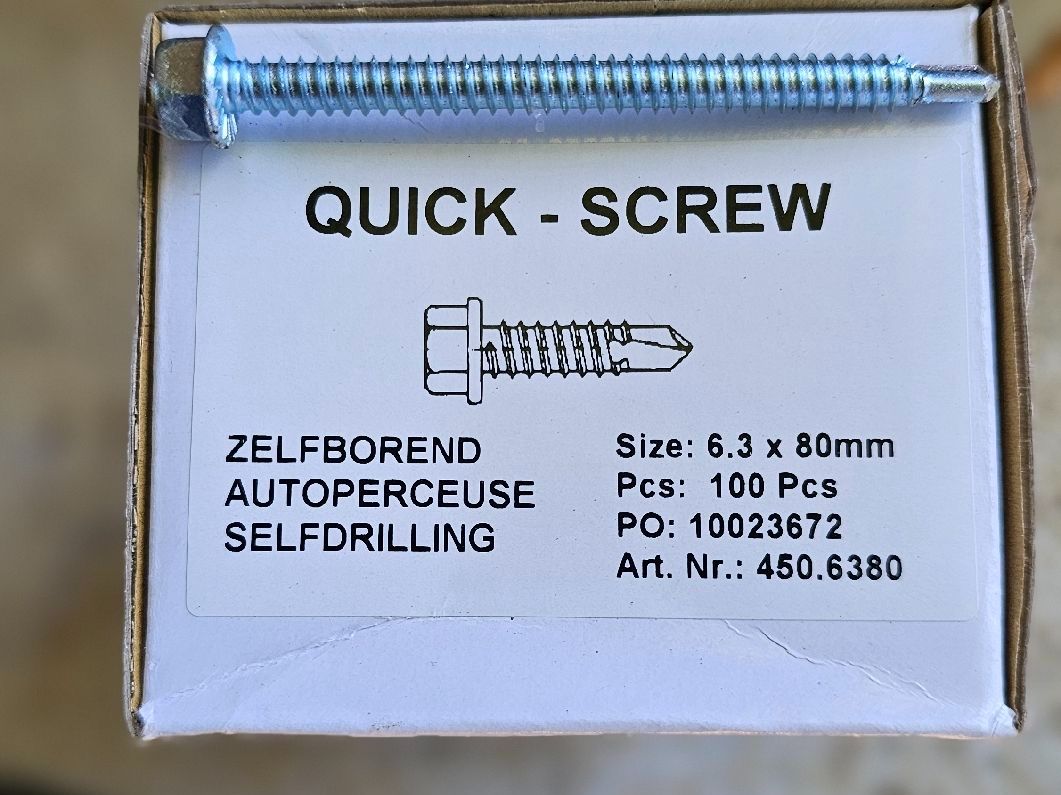 Eisenwaren: Selbstborende Schrauben 600 stück – Neu und originalverpackt aus Oberdiessbach von 56292