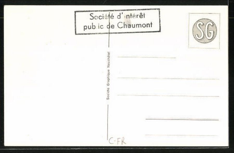 Cartoline postali: Chaumont, La Tour, animée, vers 1920 – Usato da Frauenfeld venduto da POML 1