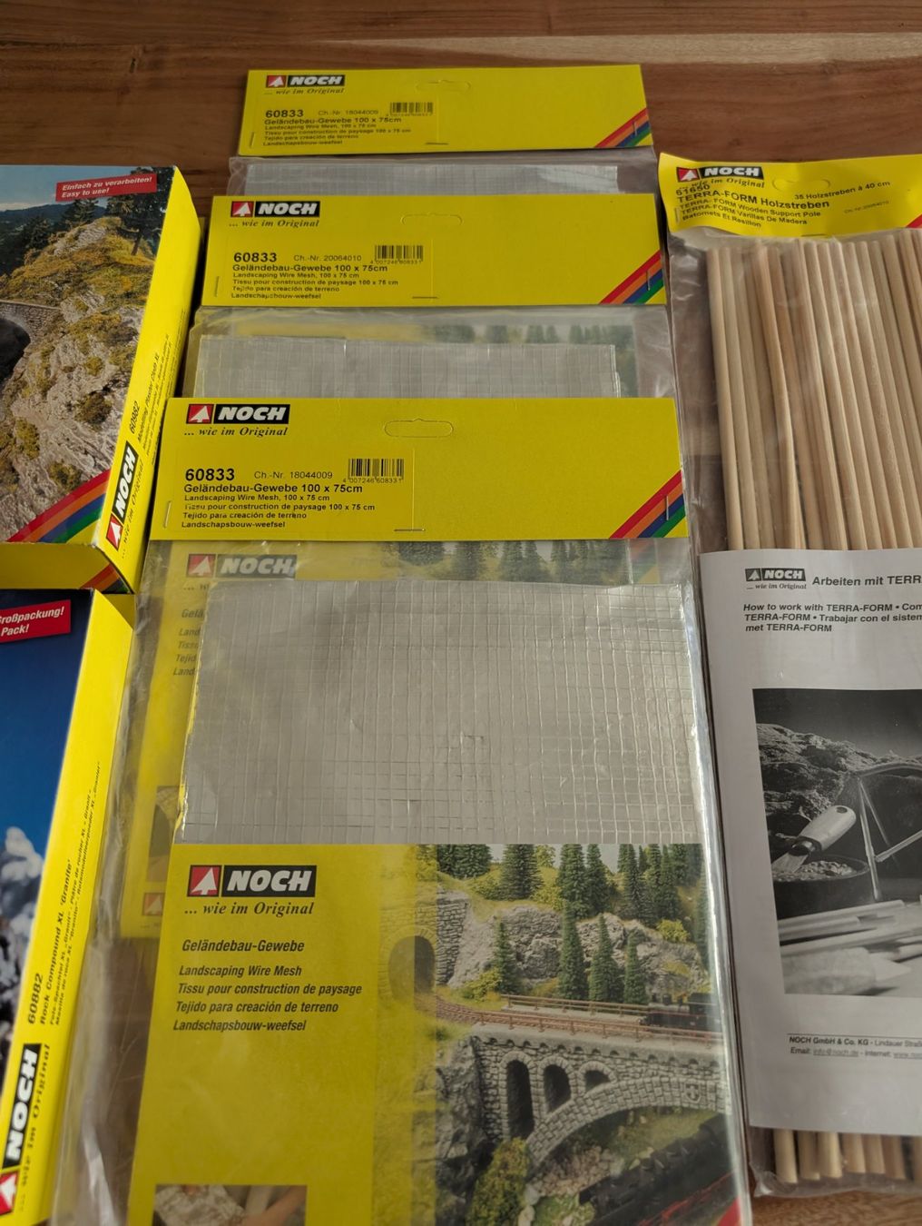 Noch Modellini di ferrovie: Noch Geländebau – Nuovo e nell'imballaggio originale da Stein/AG venduto da sborn 2
