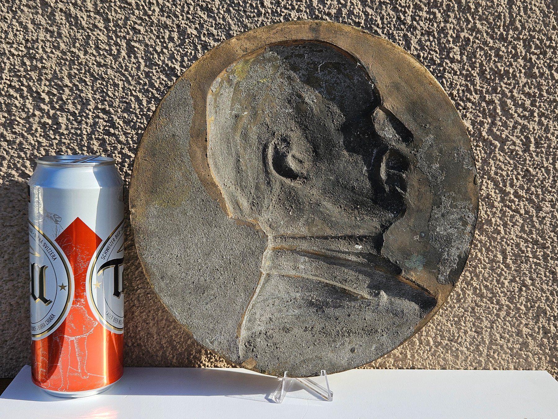 Sculture & Statue: Leon Lefèvre, signiert E. Frémy 1888, Medaillon – Usato da Lugano venduto da Numisartes 1