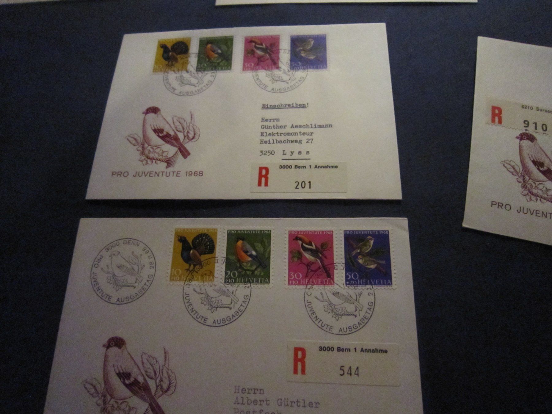 Tous les timbres: PJ 1968 FDC Serien – D'occasion à Gordola par Polentaefung 2