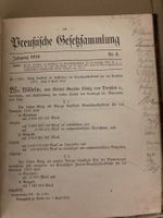 Preußische Gesetzessammlung ca. 1880-1950