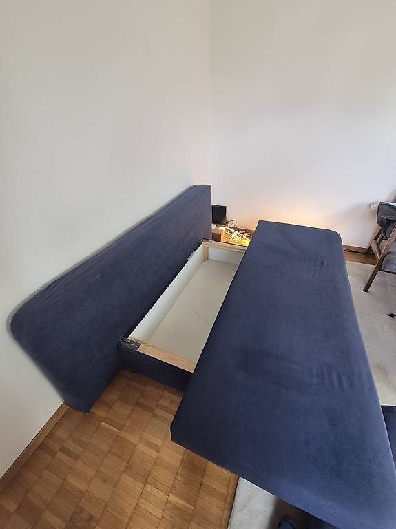 Sofas: Sofa blau mit Bettfunktion – Gebraucht aus Bern von len_vc5x 4