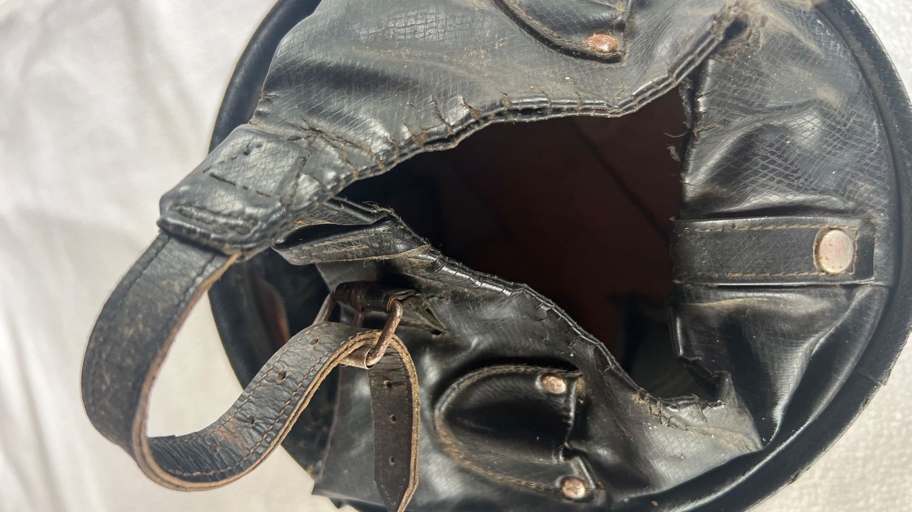 Abiti antichi: Vintage Oldtimer Motorradhelm / Töffhelm Retro Style 60er – Usato da Schübelbach venduto da Dolly990_2 3