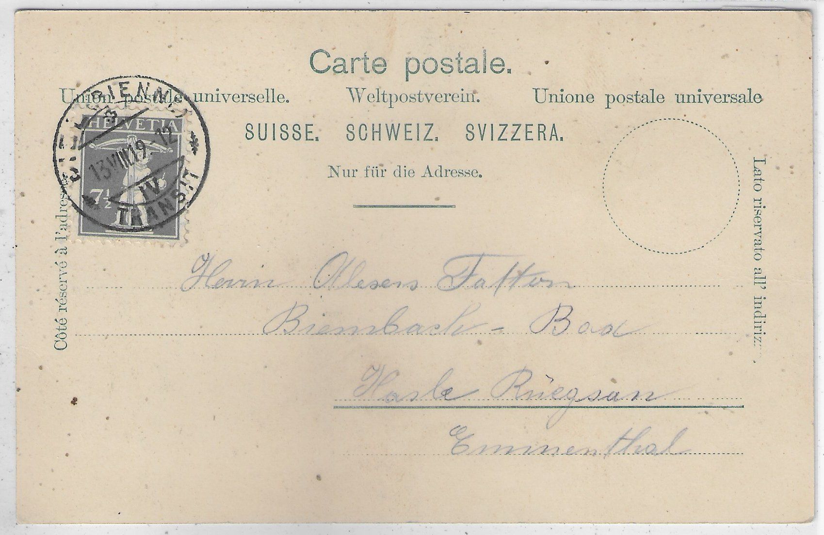 Cartes postales: Grindelwald im Winter 1919 – D'occasion à Ettingen par Kartenplanet 1
