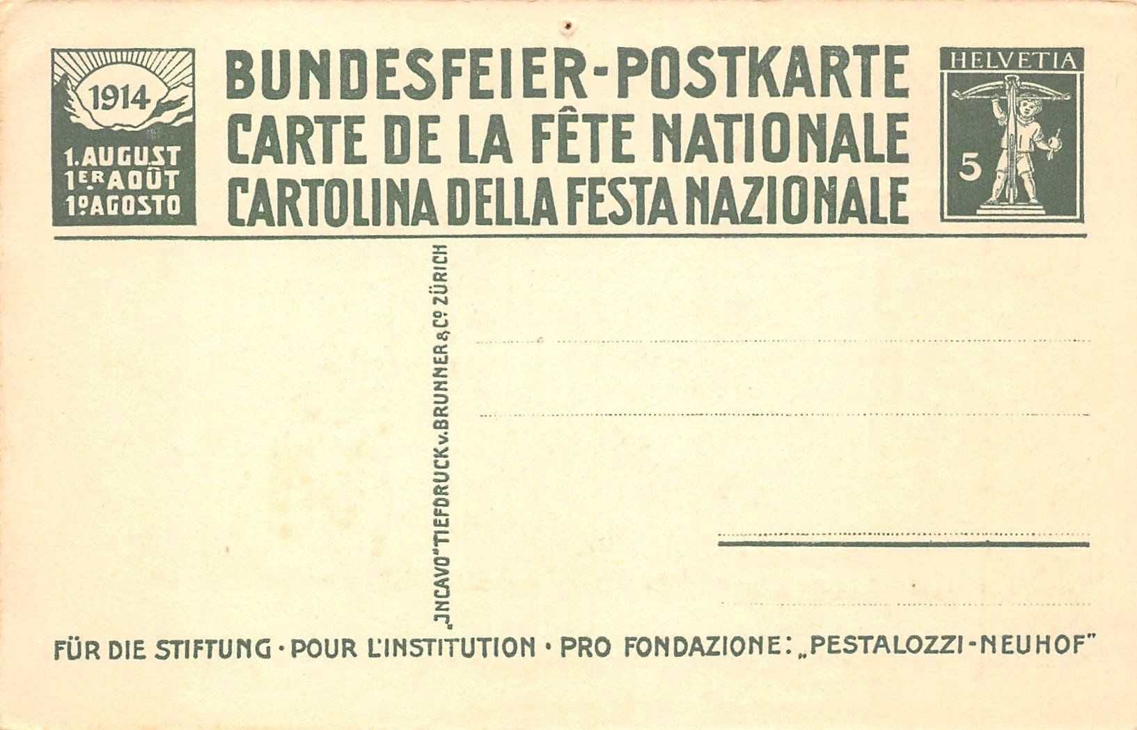 Alle Briefmarken: BFK, Pestalozzi in Stans – Gebraucht aus Ottikon b.Kemptth. von Neptun1974 1