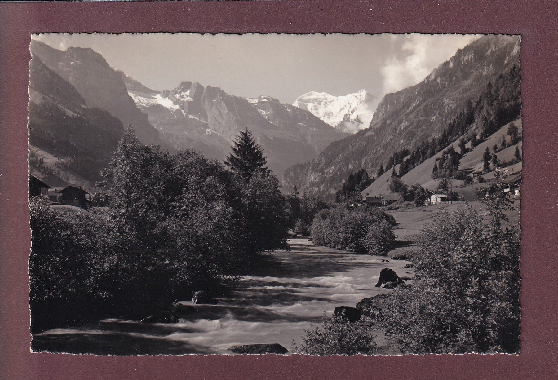 Ansichtskarten: Frutigen - Die KANDER bei ADELRAIN - 1940 – Gebraucht aus Pully von nicecards