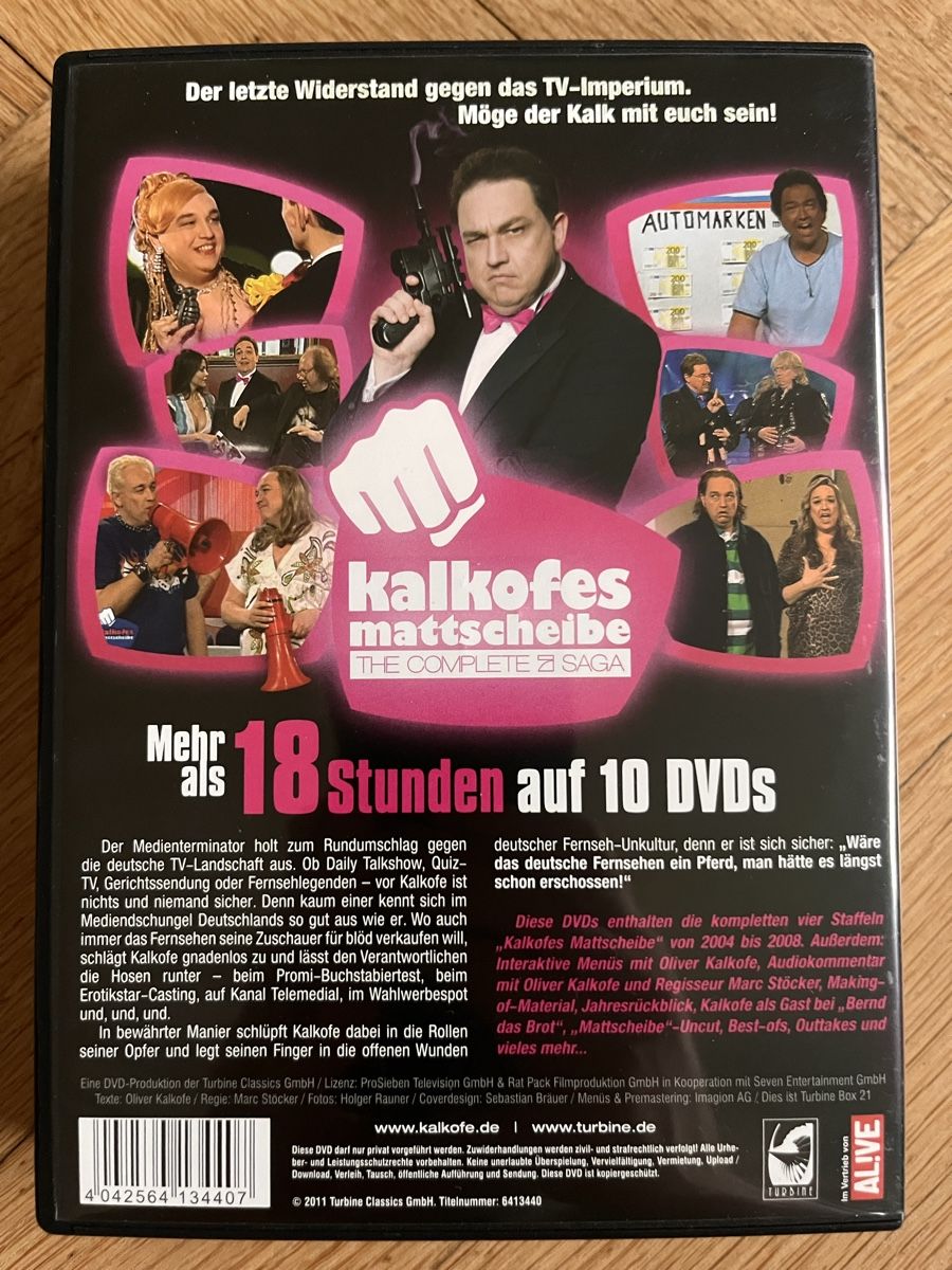 Tutti i DVDs: Kalkofes Mattscheibe - The Complete Pro7 Saga - 10 DVDs – Usato da Luzern venduto da RockinSteve 2