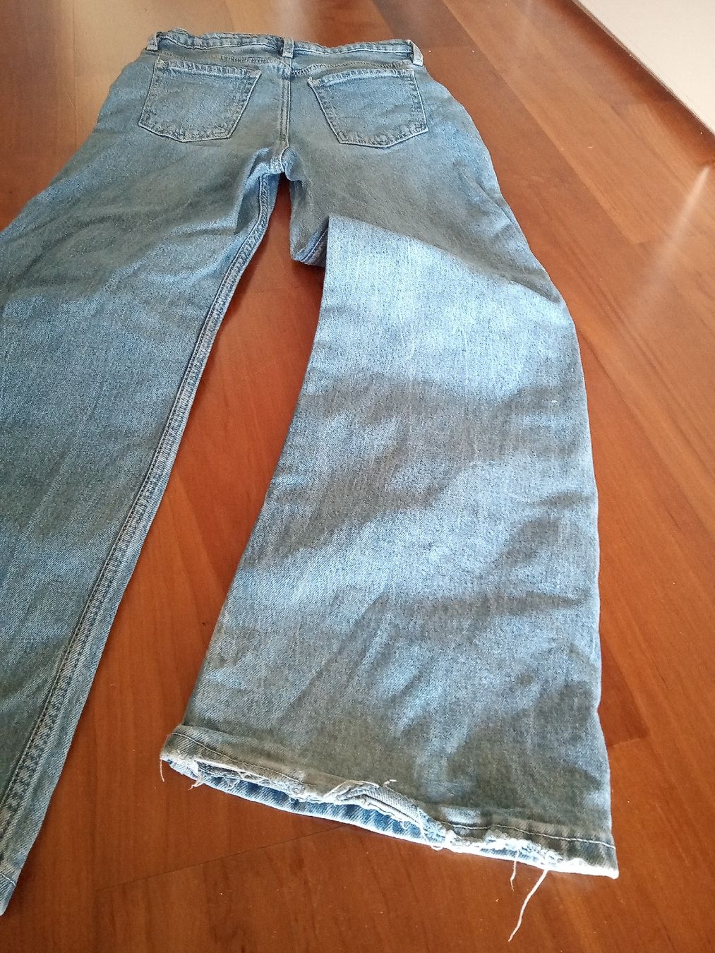 H&M Pantaloni: H&M Jeans, Wide Leg, Gr. 140, hellblau – Usato da Büren SO venduto da swelch 3