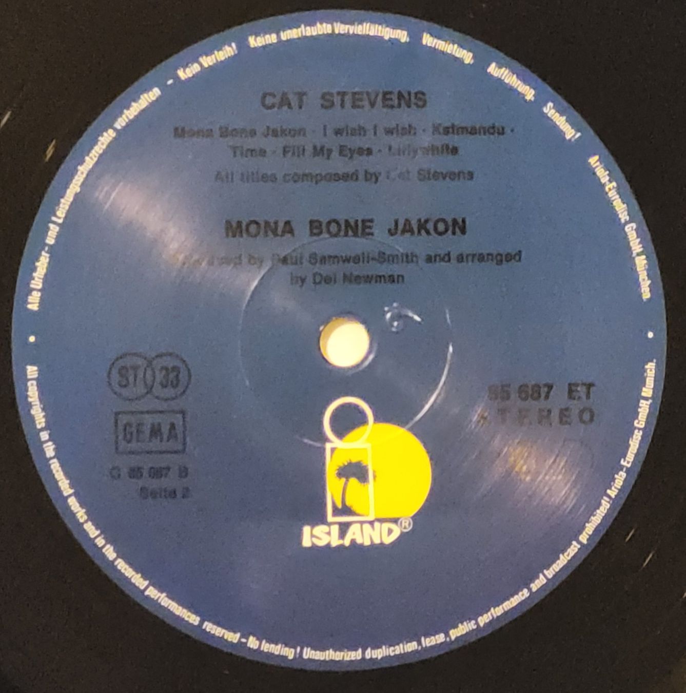 Schallplatten: Cat Stevens – Mona Bone Jakon – Neu (gemäss Beschreibung) aus Zürich von Avd 5