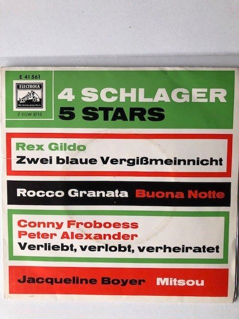 Dischi in vinile: Peter Alexander, Conny Froboess, Rex Gildo... – Usato da Aarwangen venduto da Jukebox3