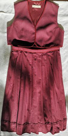 Hochwertiger Trachtenrock m. Gilet/Weste v. Mode Zahn Gr. 48