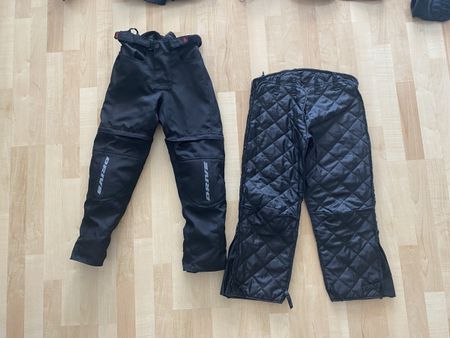 Motorradhose Drive für Kinder  Gr. 134-140 mit Innenfutter 