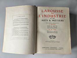 Larousse de l'Industrie et des Arts & Métiers - 1935