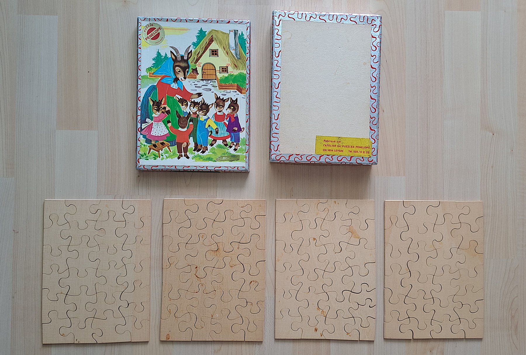 Penelope Puzzle: Vintage: Penelope Puzzle - 4x 25 Teile – Usato da Affoltern am Albis venduto da saminou01 3